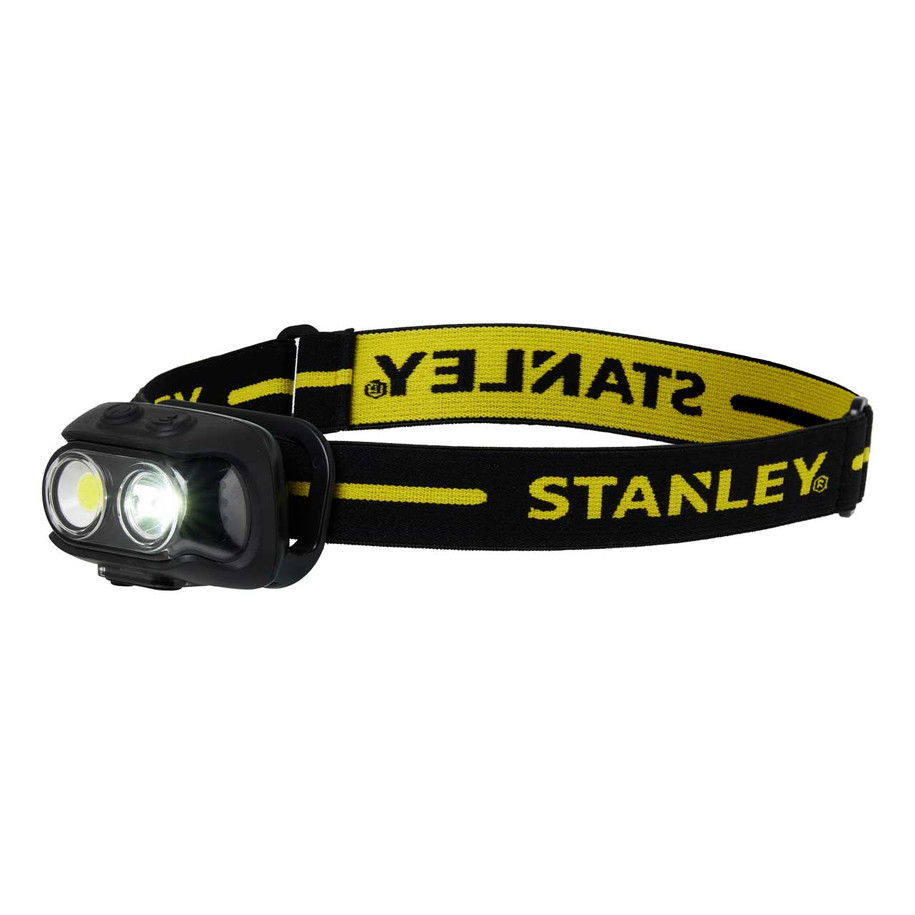 Stanley 650 lumen Rechargeable LED Head Torch in Black 4