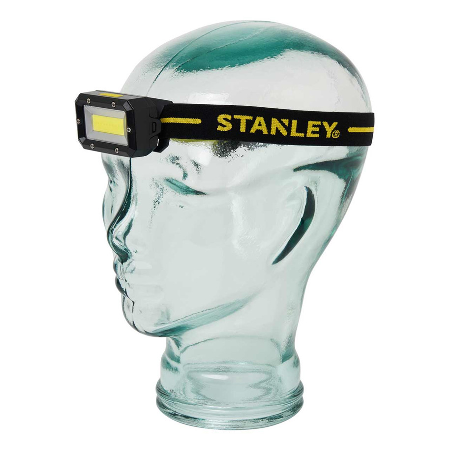 Stanley Battery Powered LED Head Torch in Black & Yellow 4