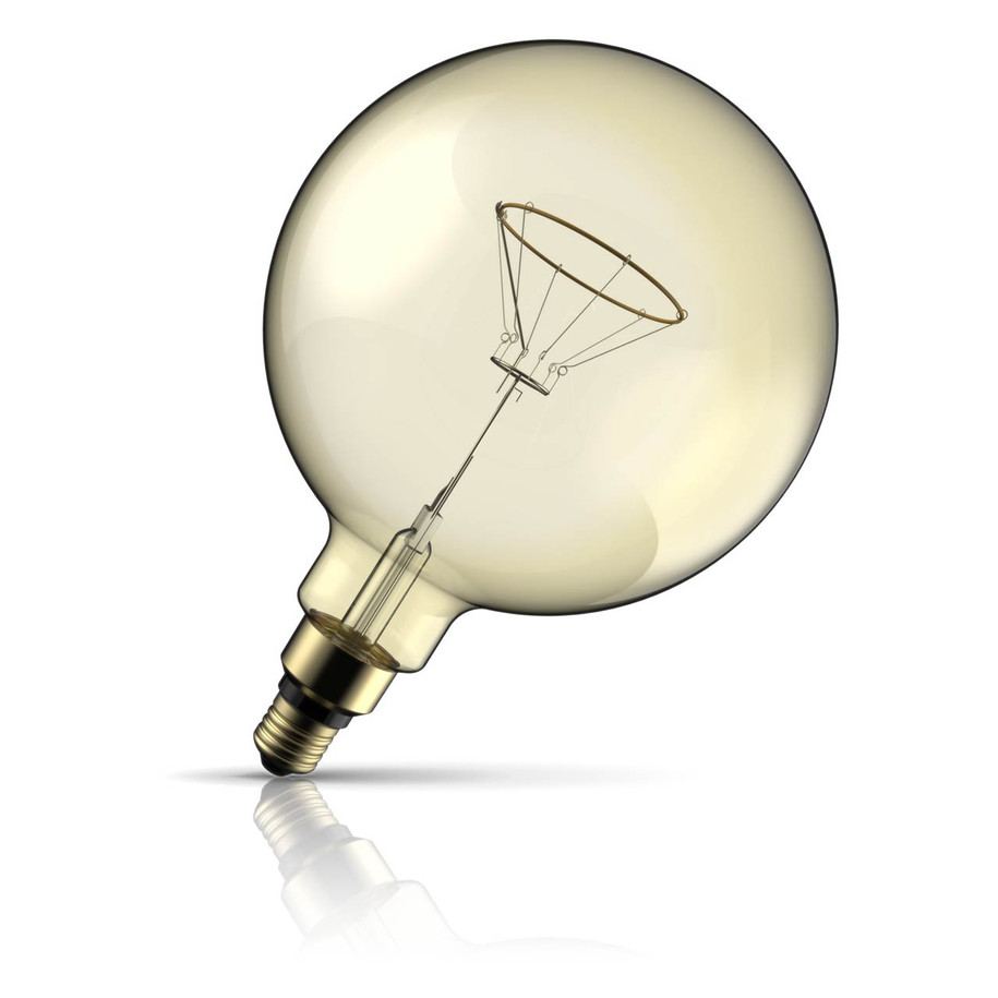 Crompton Lamps LED Globe 4.5W E27 Decorative Eclipse 200mm Extra Warm White Golden