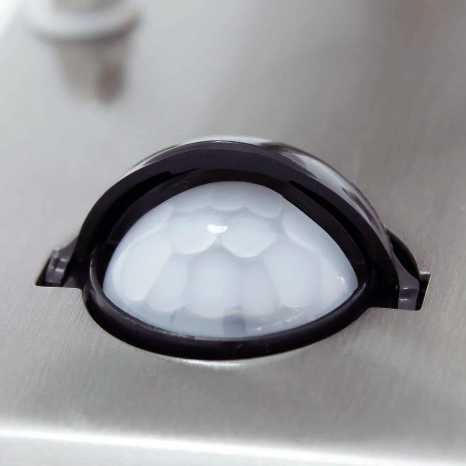 Opus Wall Up and Down Light with PIR Sensor Chrome Outdoor Garden Lights 2