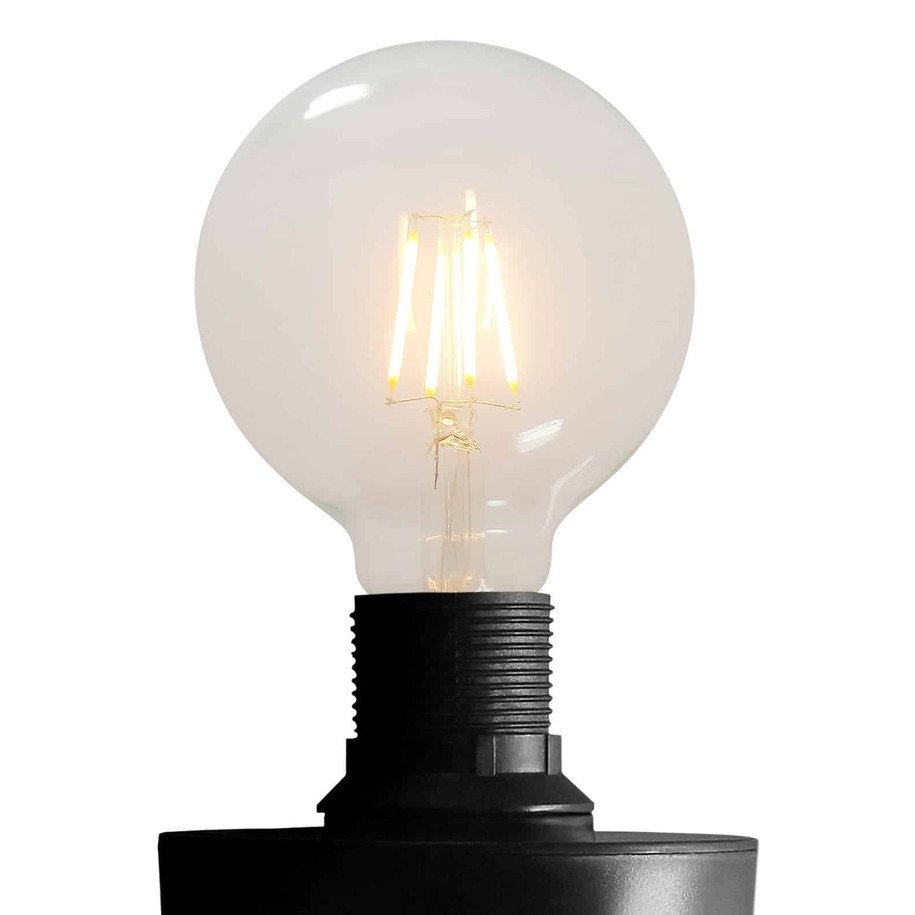 Opus Globe LED Light Bulb E27 5W (40W Eqv) Dim Extra Warm White Clear G95 Screw Filament Vintage 3