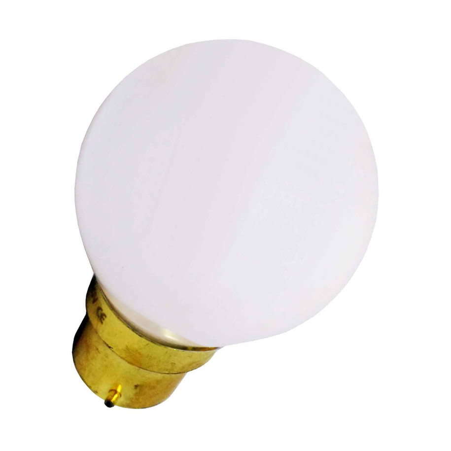 Opus Golfball LED Light Bulb B22 5W (40W Eqv) Dimmable Warm White Opal Round Bayonet 3
