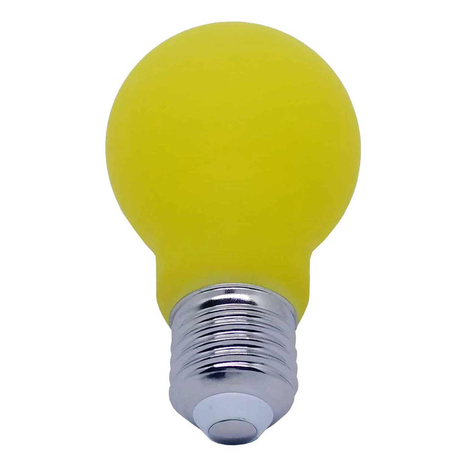 Opus GLS LED Light Bulb E27 4W Yellow Frosted Screw Coloured 2