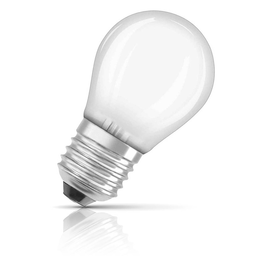 Ledvance Golfball LED Light Bulb E27 2.8W (25W Eqv) Dim Warm White Frosted Parathom Round Screw