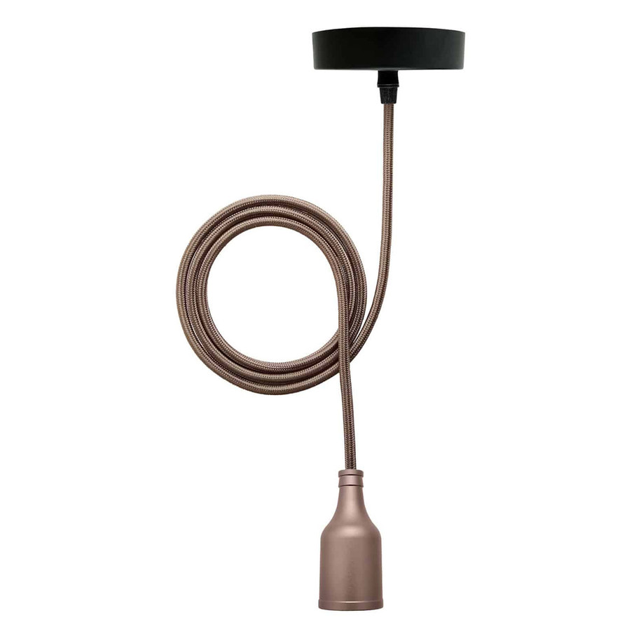 Opus Pendant Cord Set E27 Oxide Grey 1-metre Pendant Cord Set Lights