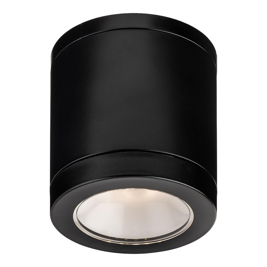 Firstlight LED Max Outdoor Ceiling Light Resin Warm White 3000K in Black
