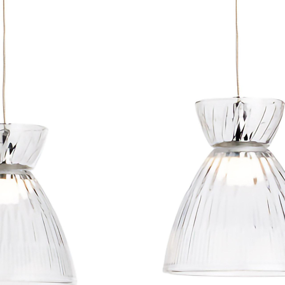 Firstlight LED Royale 3-Light Pendant Light Warm White 3000K Clear in Chrome 2