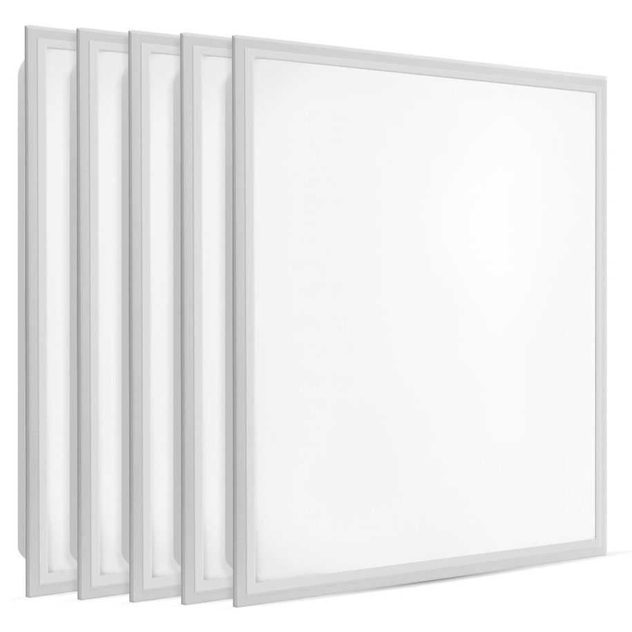 5-Pack Phoebe Galanos Arteson LED Backlit 600x600 Ceiling Panel 38W UGR<19 Warm White Diffused TP(a) Rated in Square 600mm 110° Lights