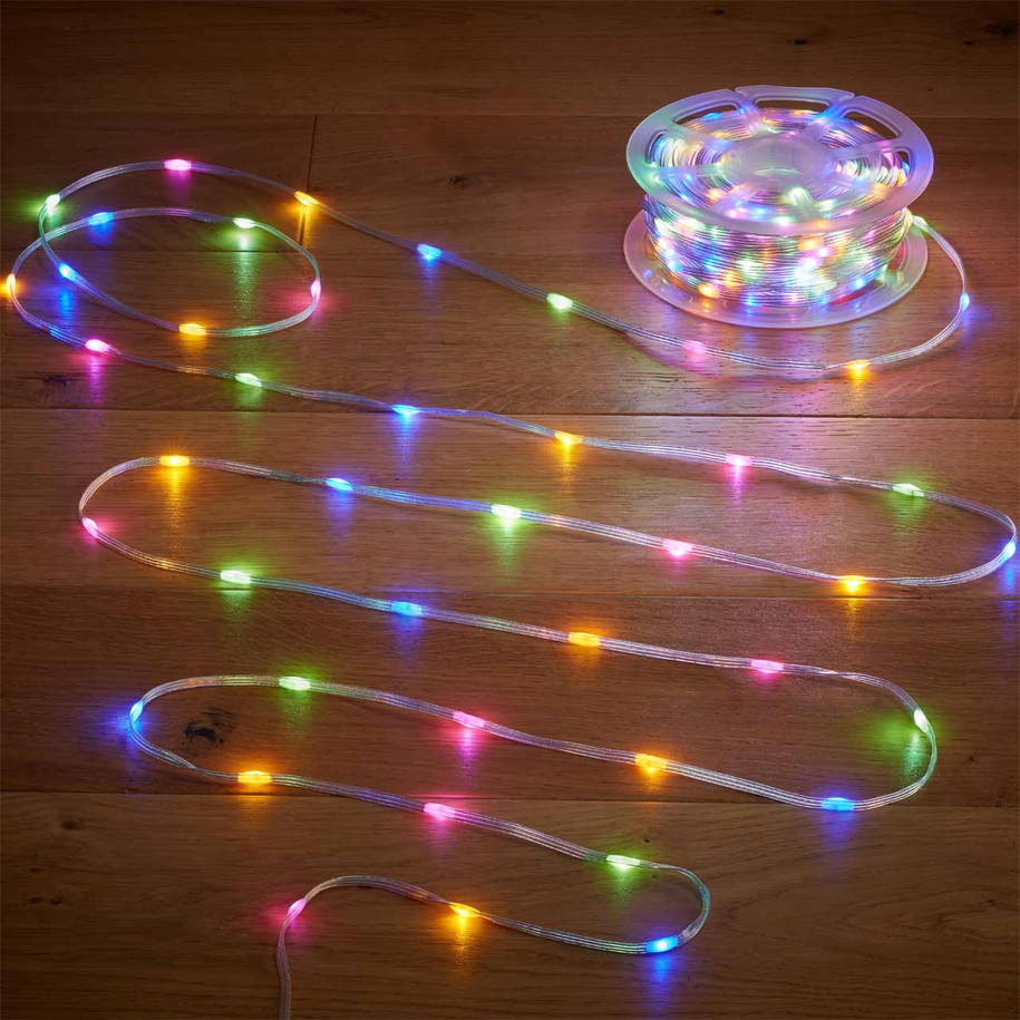 Eureka TwoTone USB Rechargeable 200 LED String Lights Warm/Multi-Colour 1