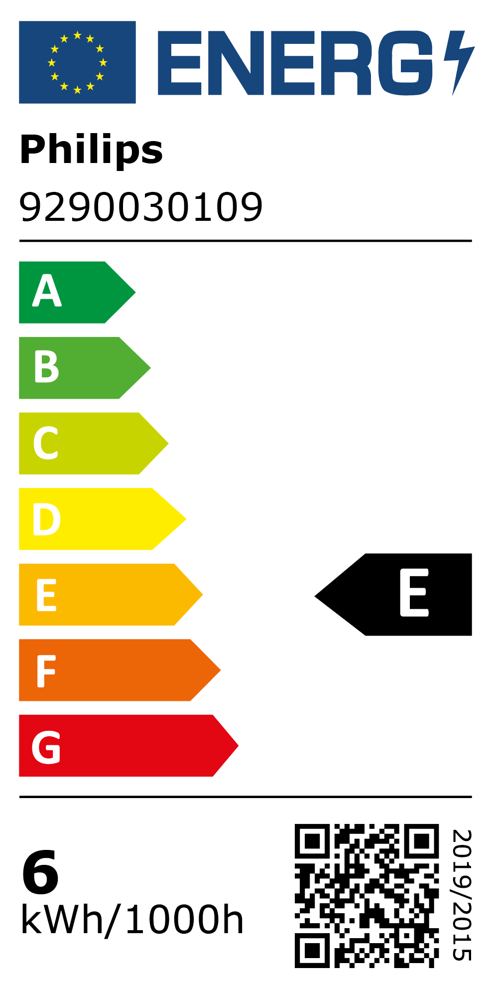 Energy Rating: 9290030109 Energy Rating: 9290030109