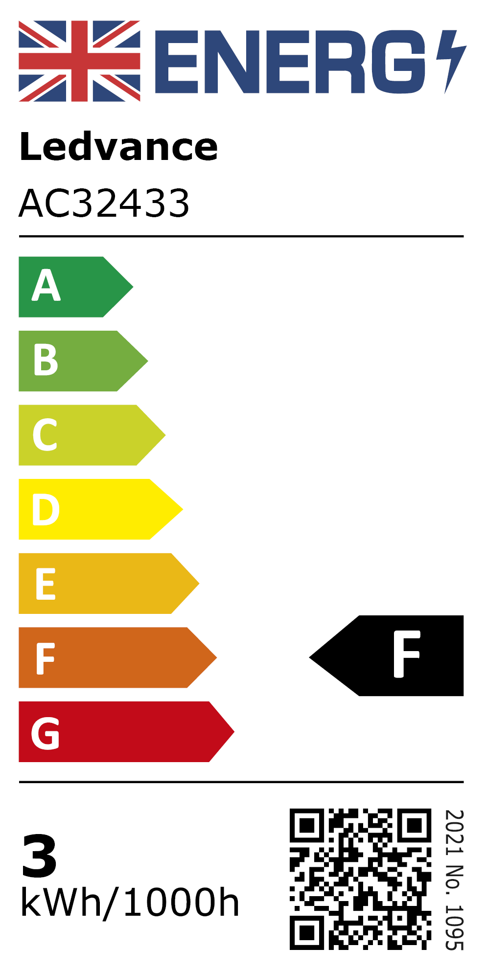 Energy Rating: AC32433 Energy Rating: AC32433