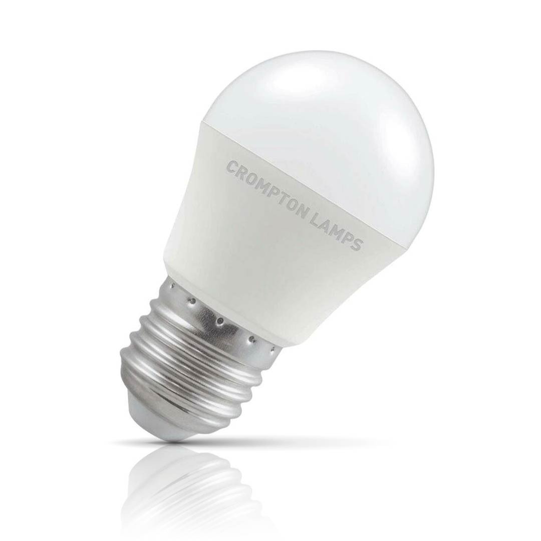 Photos - Light Bulb Crompton Golfball LED  E27 4.9W  Warm White Opal 11519 (40W Eqv)