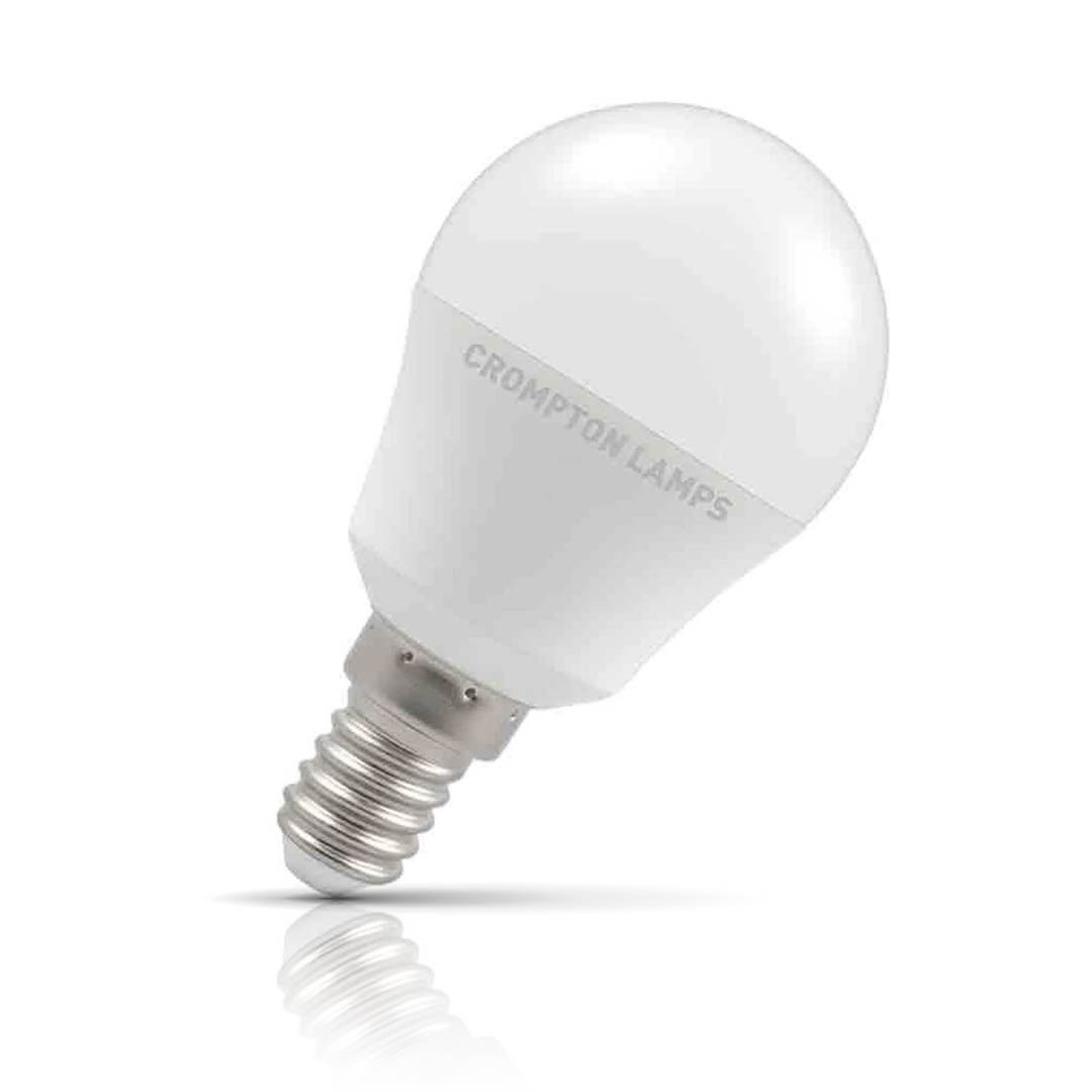 Photos - Light Bulb Crompton Golfball LED  E14 4.9W  Daylight Opal 11588 (40W Eqv)