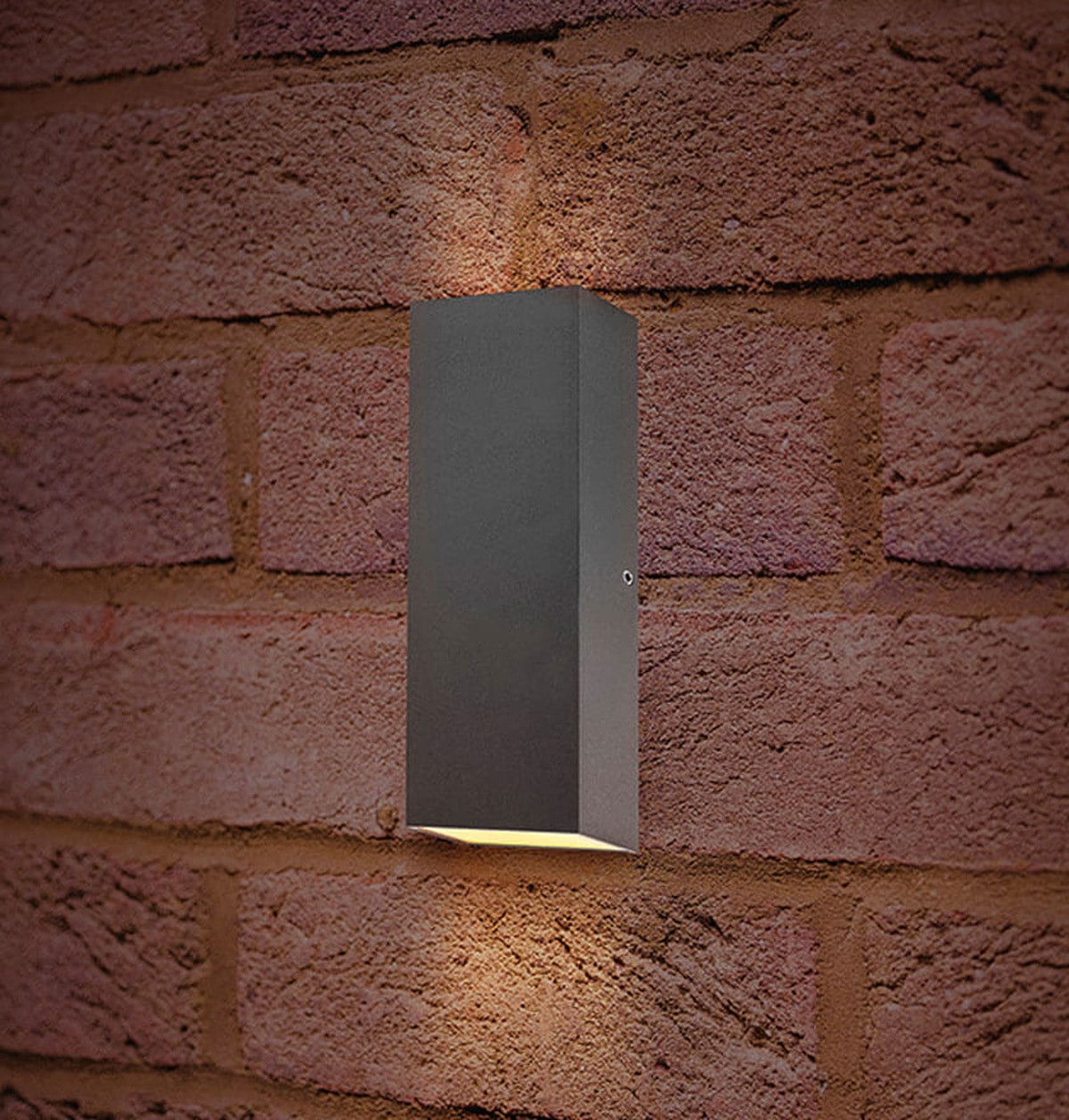 Photos - Floodlight / Street Light Integral LED Wall Light 8W Warm White Pablo Dark Grey ILDEA010