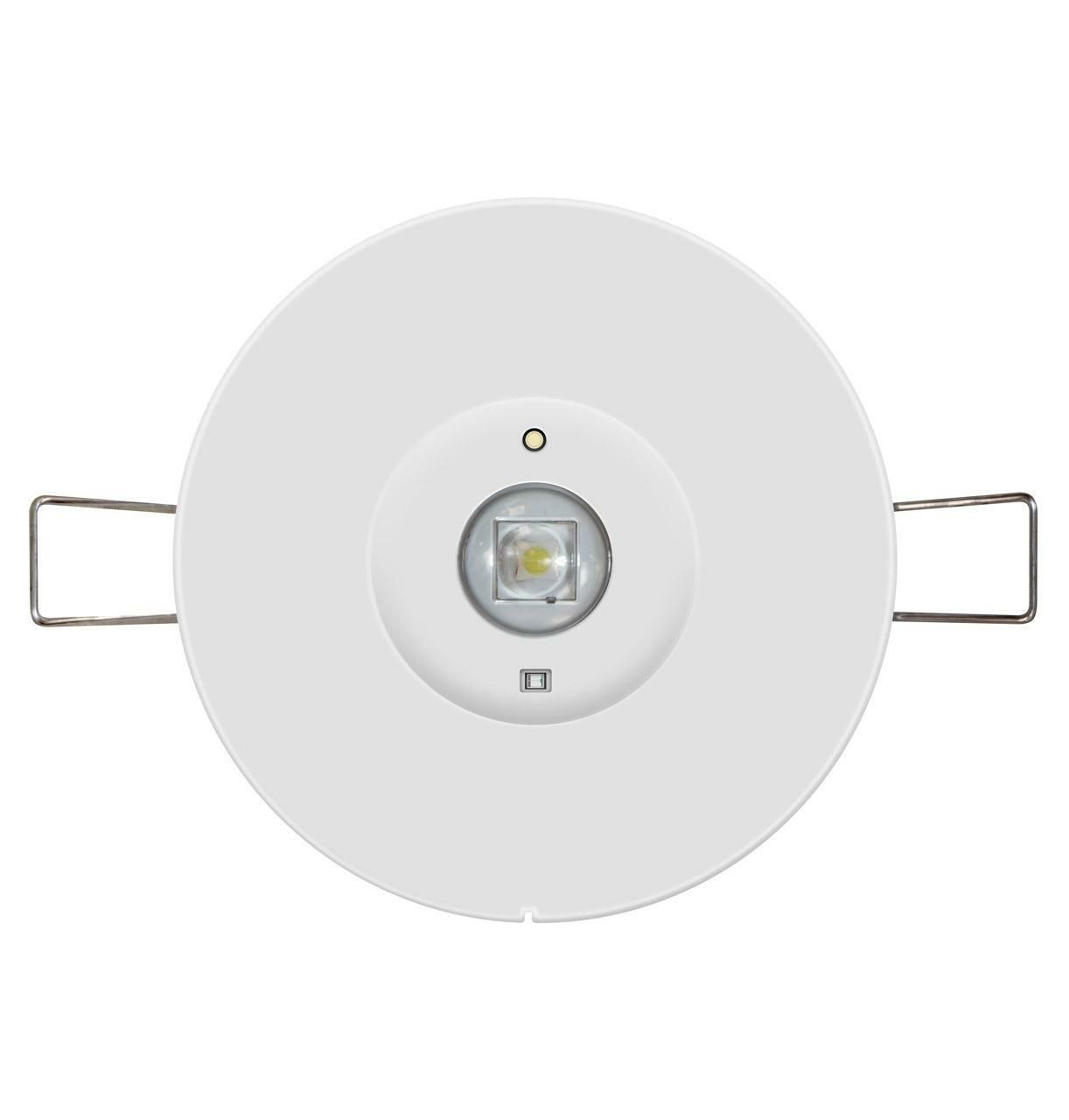 Phoebe LED Emergency Recessed Spot 1W Round Lens Krios