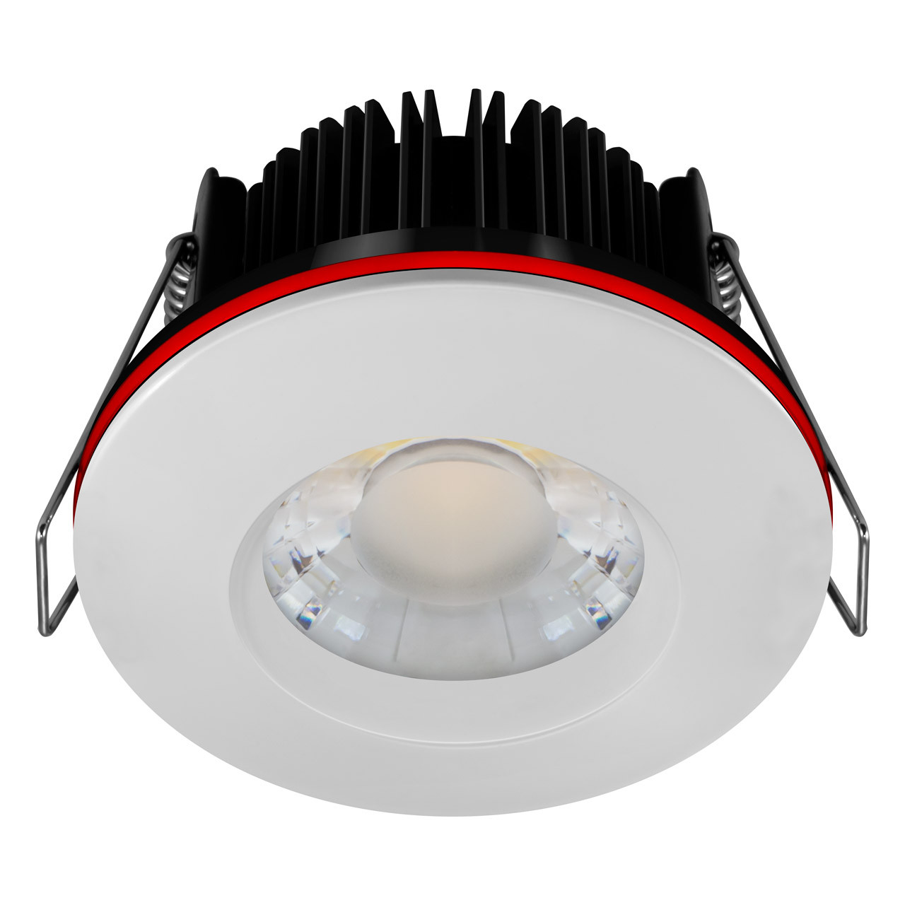 Crompton Lamps SPECTRUM Wifi LED Fire Rated Downlight 10W Dim IP65 in White Tuneable White + RGB in Recessed Spotlight Bluetooth Lights