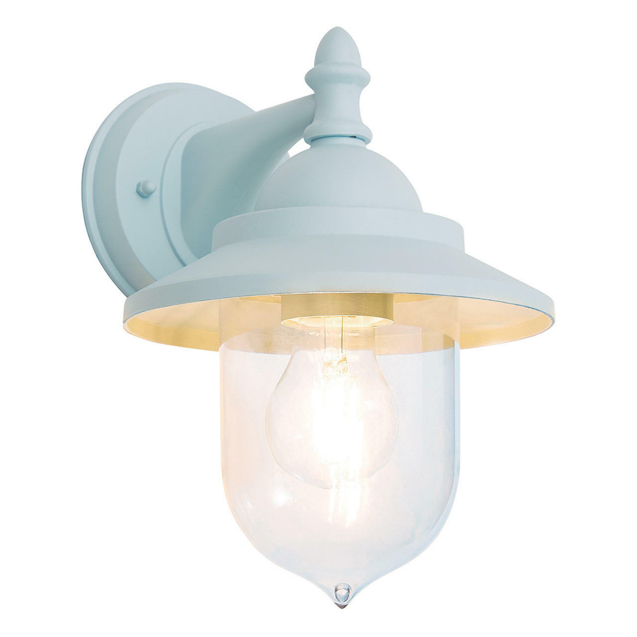 Photos - Chandelier / Lamp Zink LEEK Outdoor Mini Fisherman's Lantern Pale Blue ZN-31757-PBLU