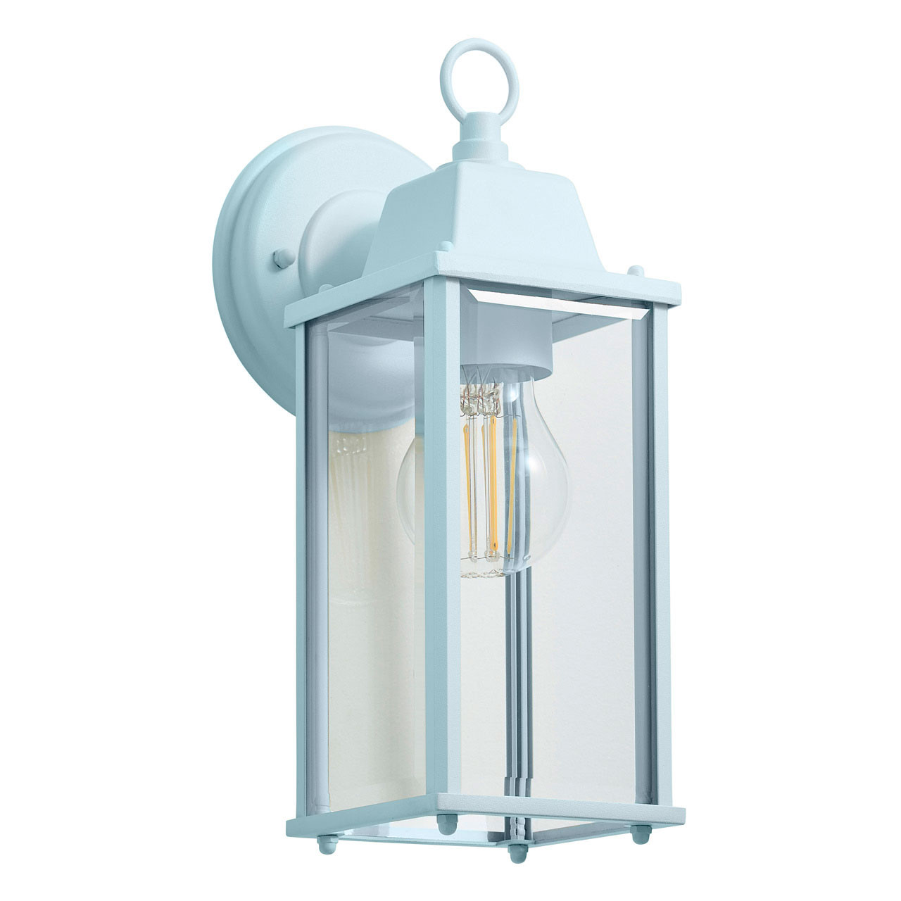 Zink CERES Outdoor Wall Lantern Pale Blue