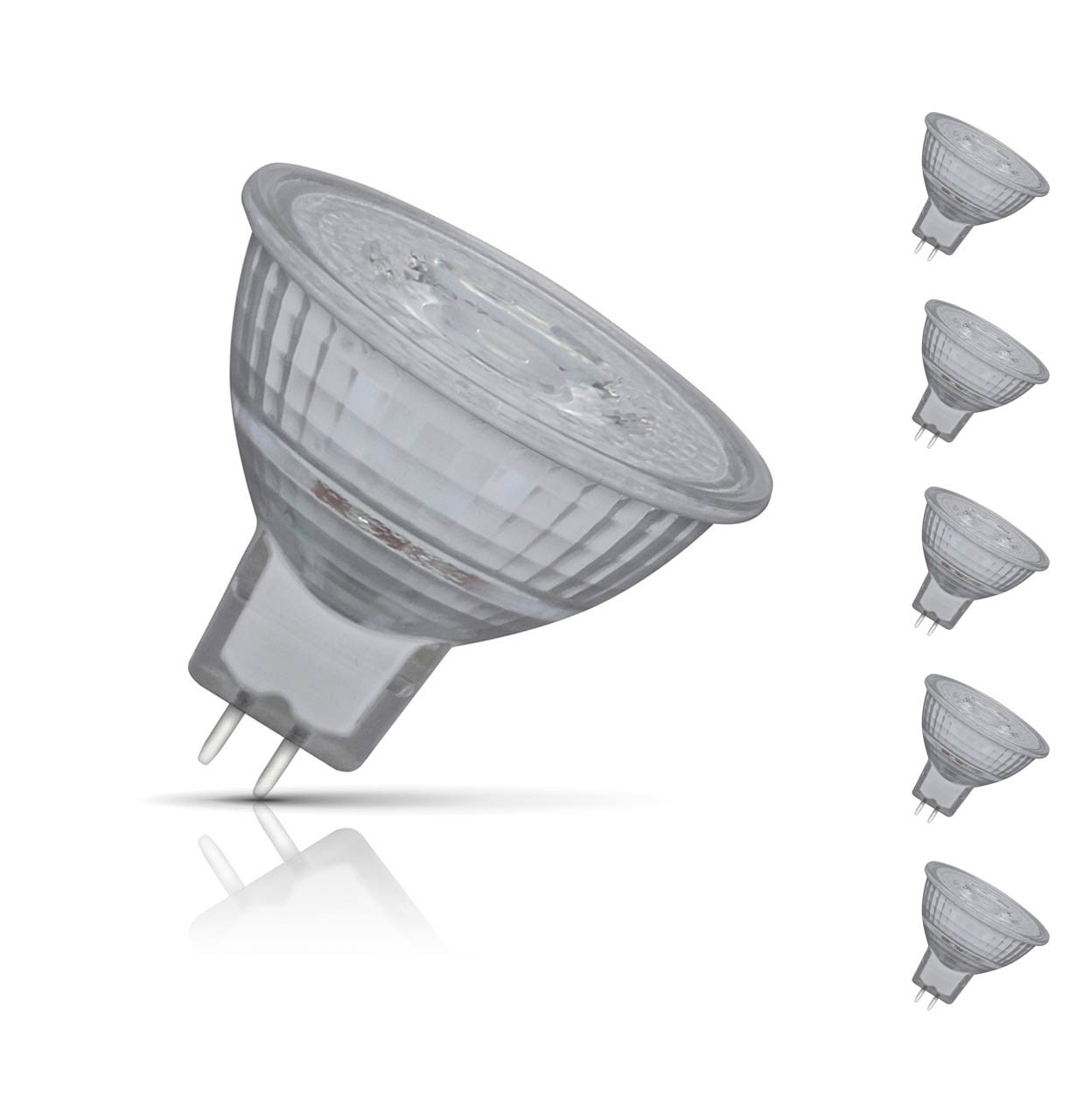 Photos - Light Bulb Crompton Lamps LED MR16 Bulbs 5W GU5.3 12V (5 Pack) Warm White  1 (35W Eqv)