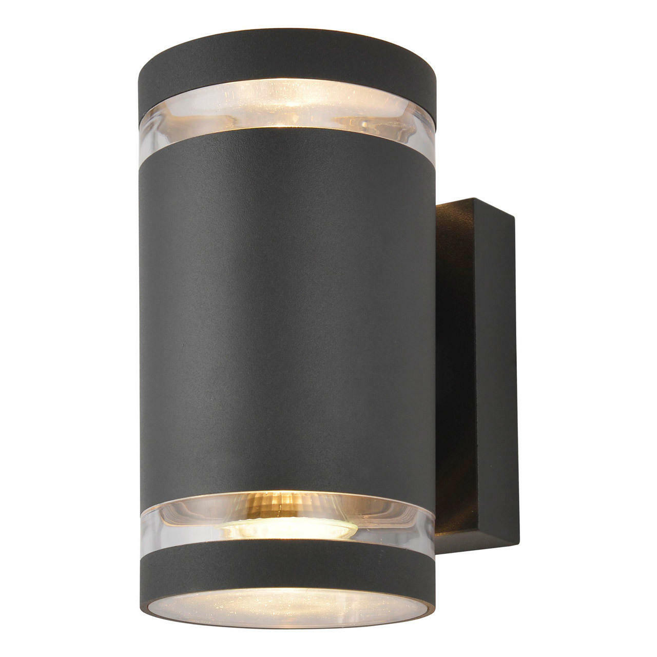 Photos - Chandelier / Lamp Zink LENS Outdoor Up and Down Wall Light Anthracite ZN-29189-ATR