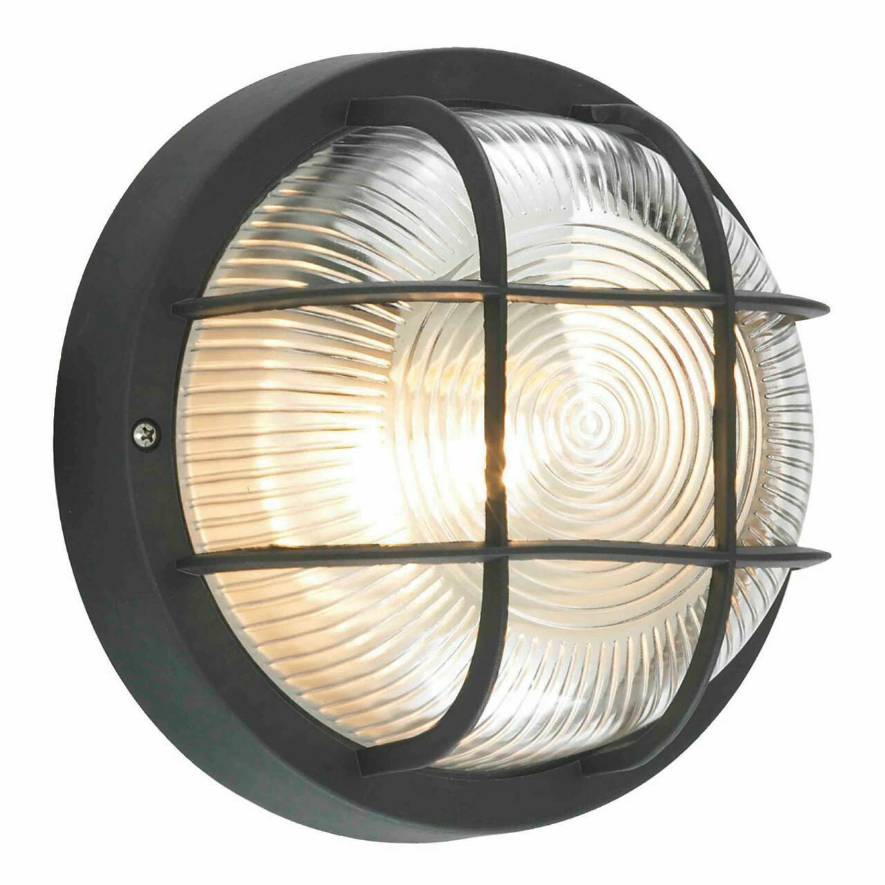 Photos - Floodlight / Street Light Coast Mars Round Bulkhead Black CZ-20947-BLK 