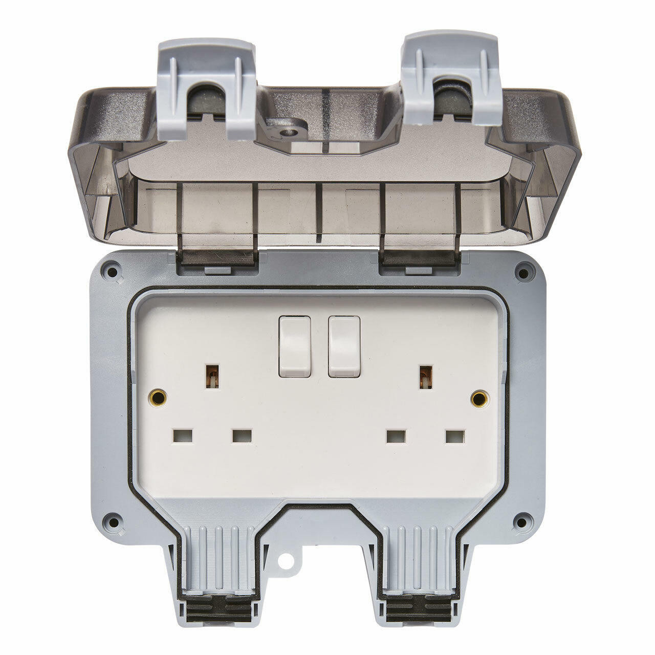 Image of Zink 2 Gang IP66 13A Socket