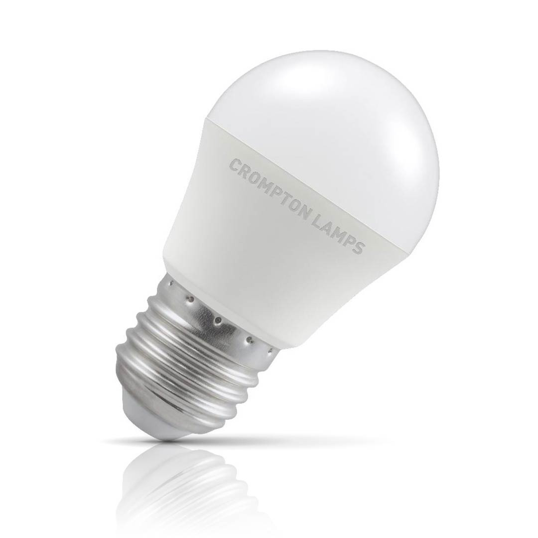 Photos - Light Bulb Crompton Golfball LED  E27 4.9W  Cool White Opal 11540 (40W Eqv)