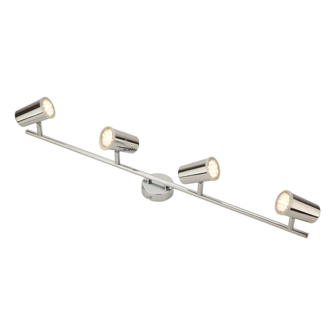 Photos - Chandelier / Lamp SPA Freya 4-Light Light Bar Spotlight Chrome -35081-CHR 