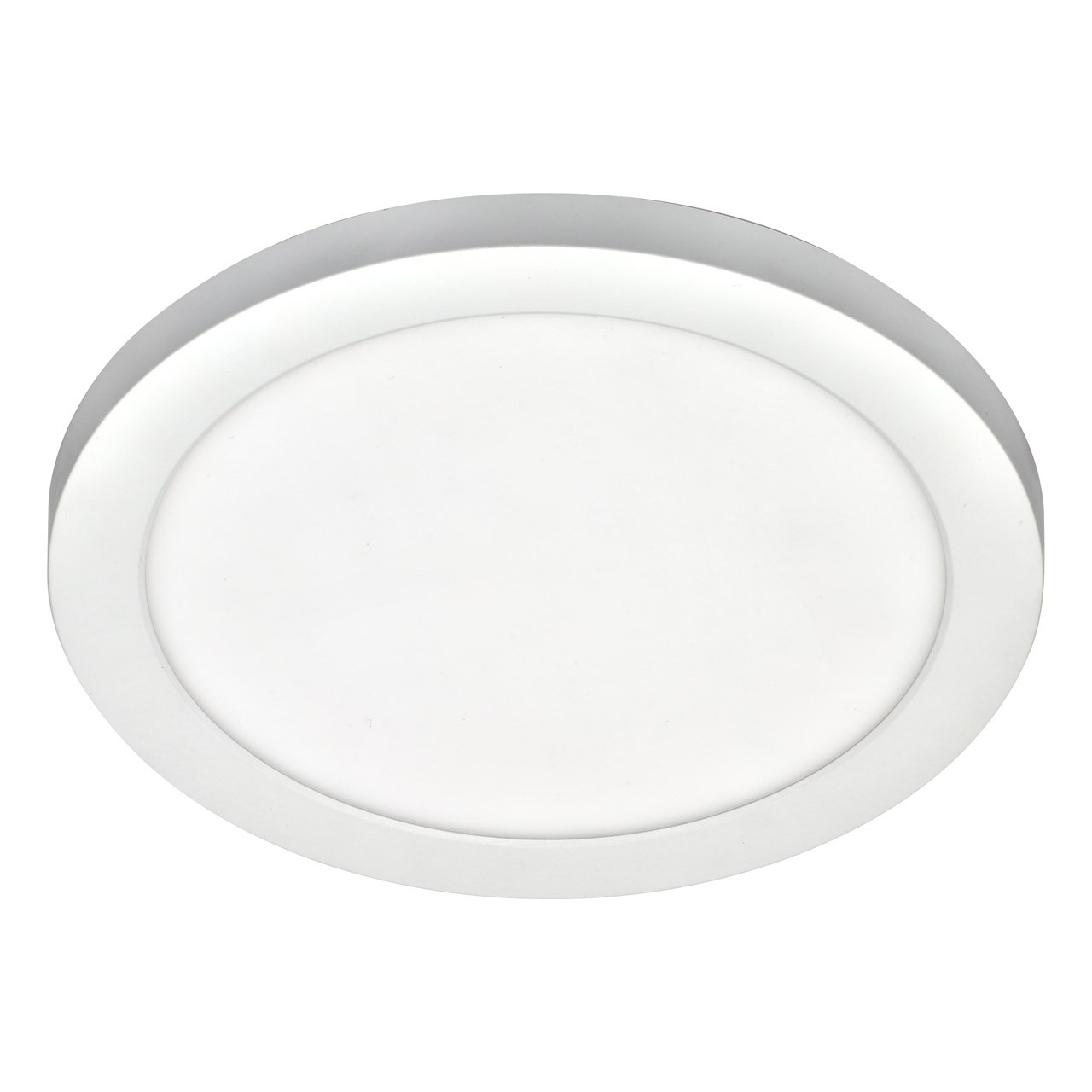 Photos - Chandelier / Lamp SPA 217mm Tauri LED Flush Ceiling Light 18W Tri-Colour CCT Opal and White 