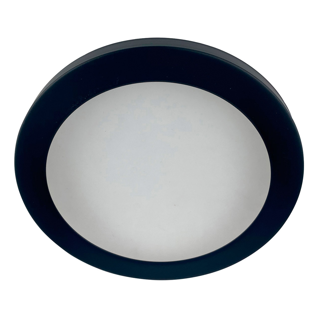 Spa 217mm Tauri LED Flush Ceiling Light Ring Satin Black