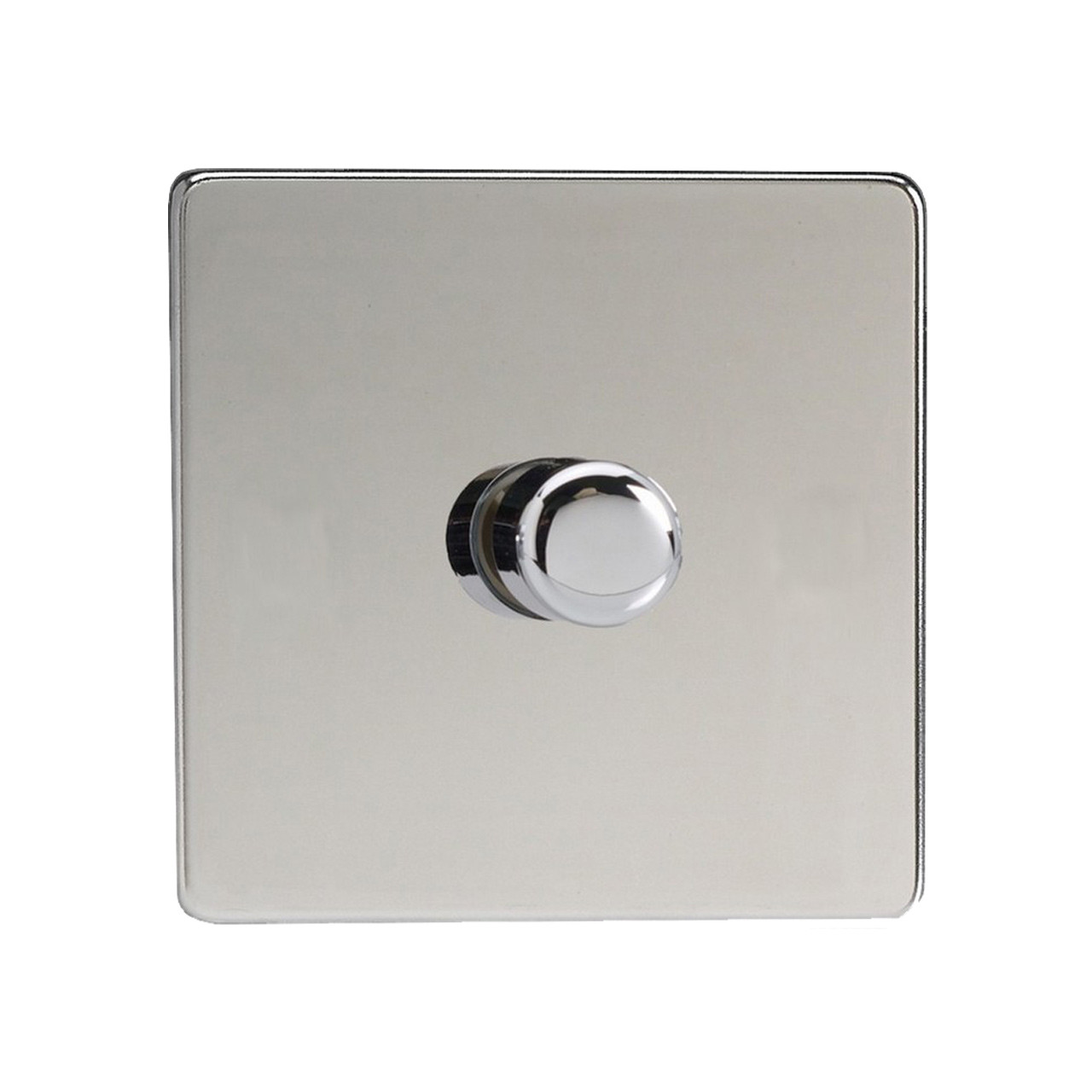 Image of Varilight LED V-Pro Urban 1 Gang Rotary Dimmer Switch Polished Chrome