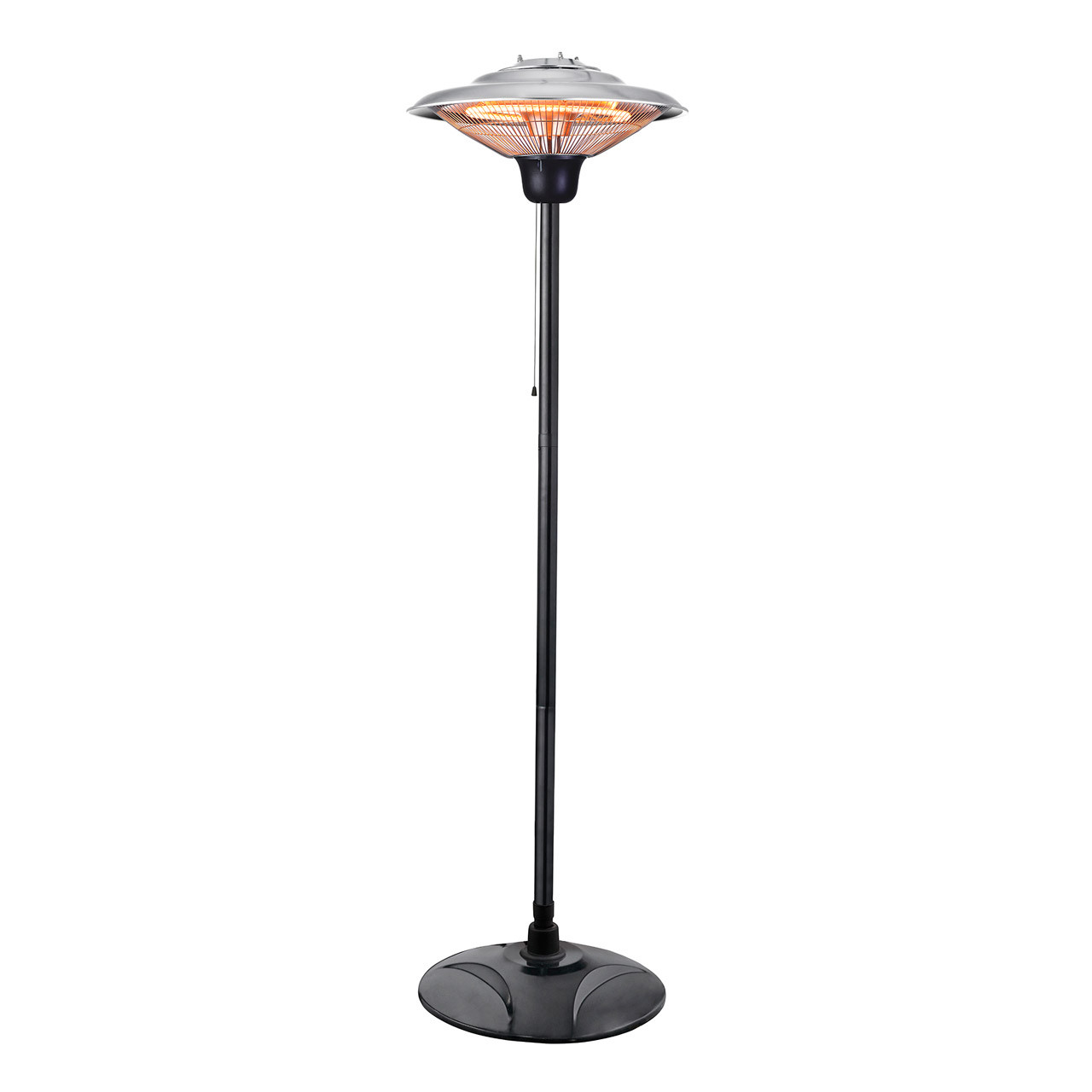 Photos - Infrared Heater Coral Zink Radiant  1500W Floor Standing Patio Heater ZR-38155-SIL 