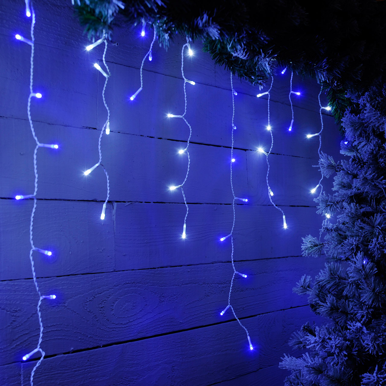 Photos - Floodlight / Street Light Festive 11.8m Indoor & Outdoor Snowing Effect Icicle Christmas Lights 480 