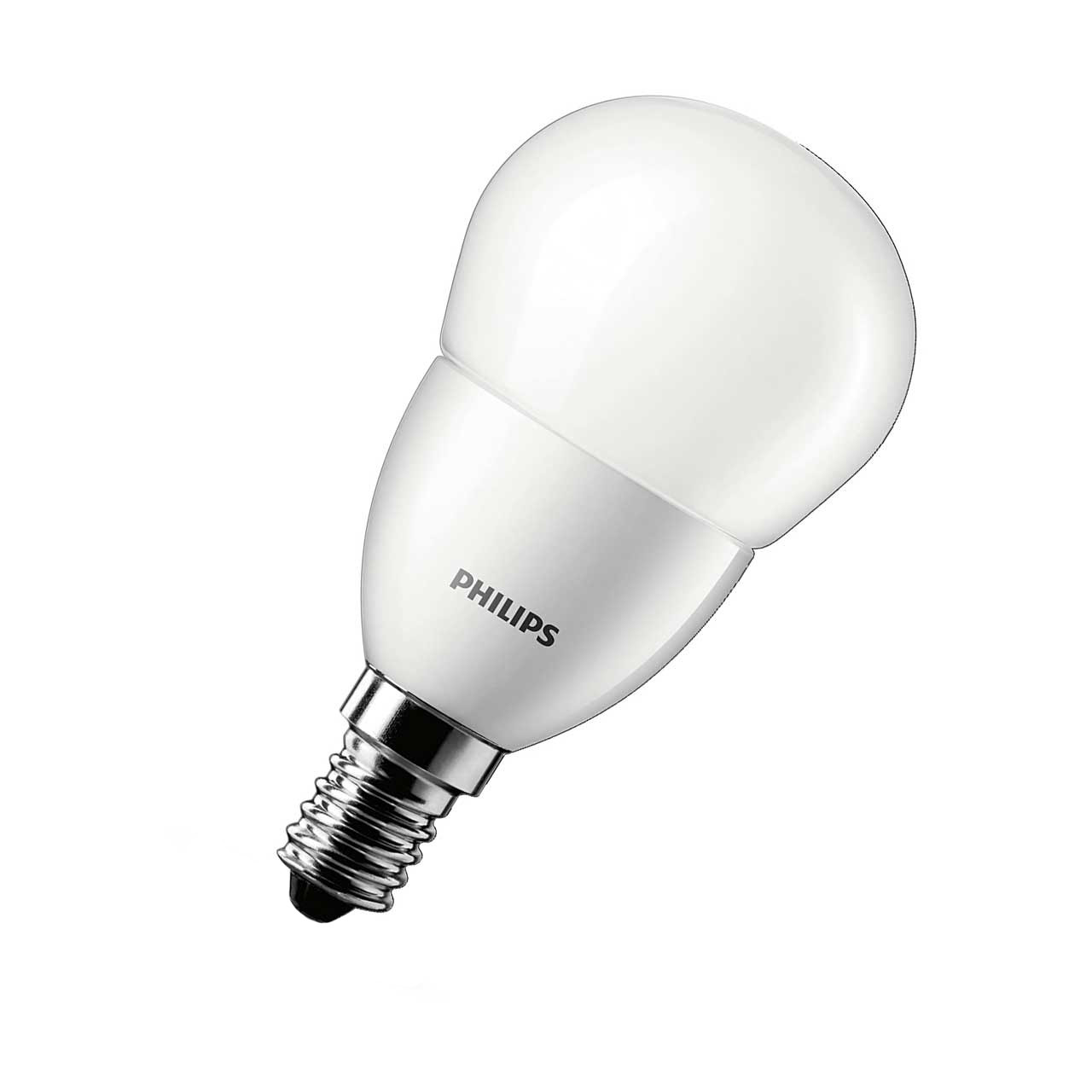 Philips Golfball LED Light Bulb E14 3W (25W Eqv) Warm White Opal