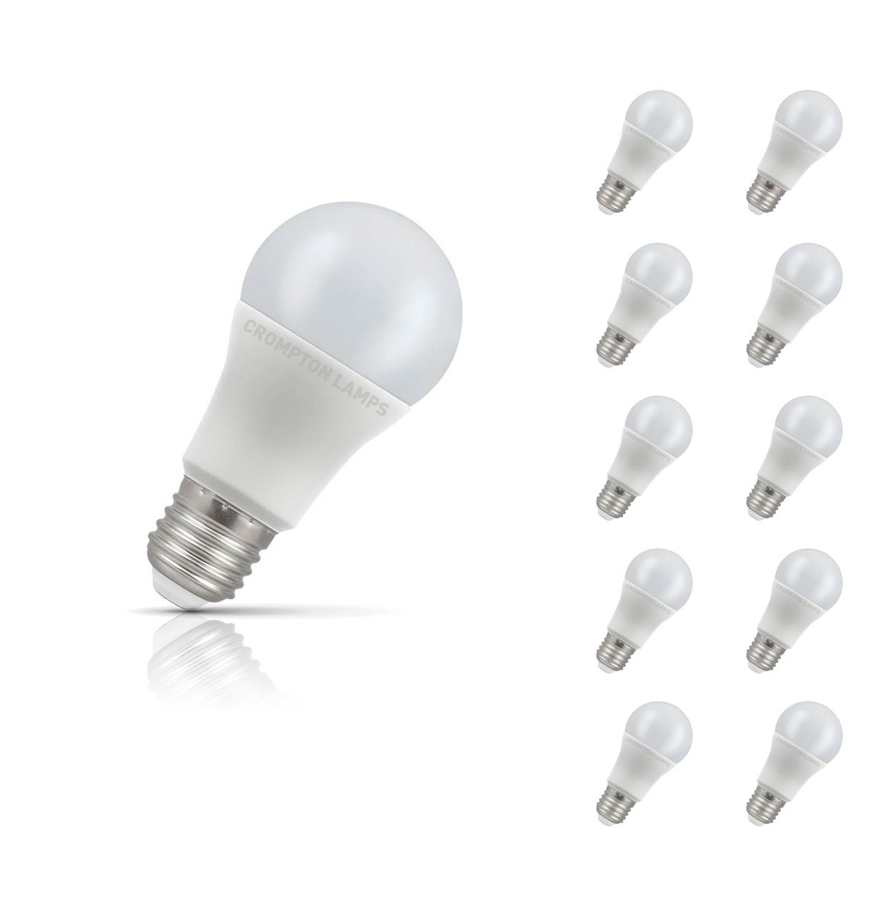Photos - Light Bulb Crompton GLS LED  Dimmable E27 11W  Daylight 10-Pack 11 (75W Eqv)