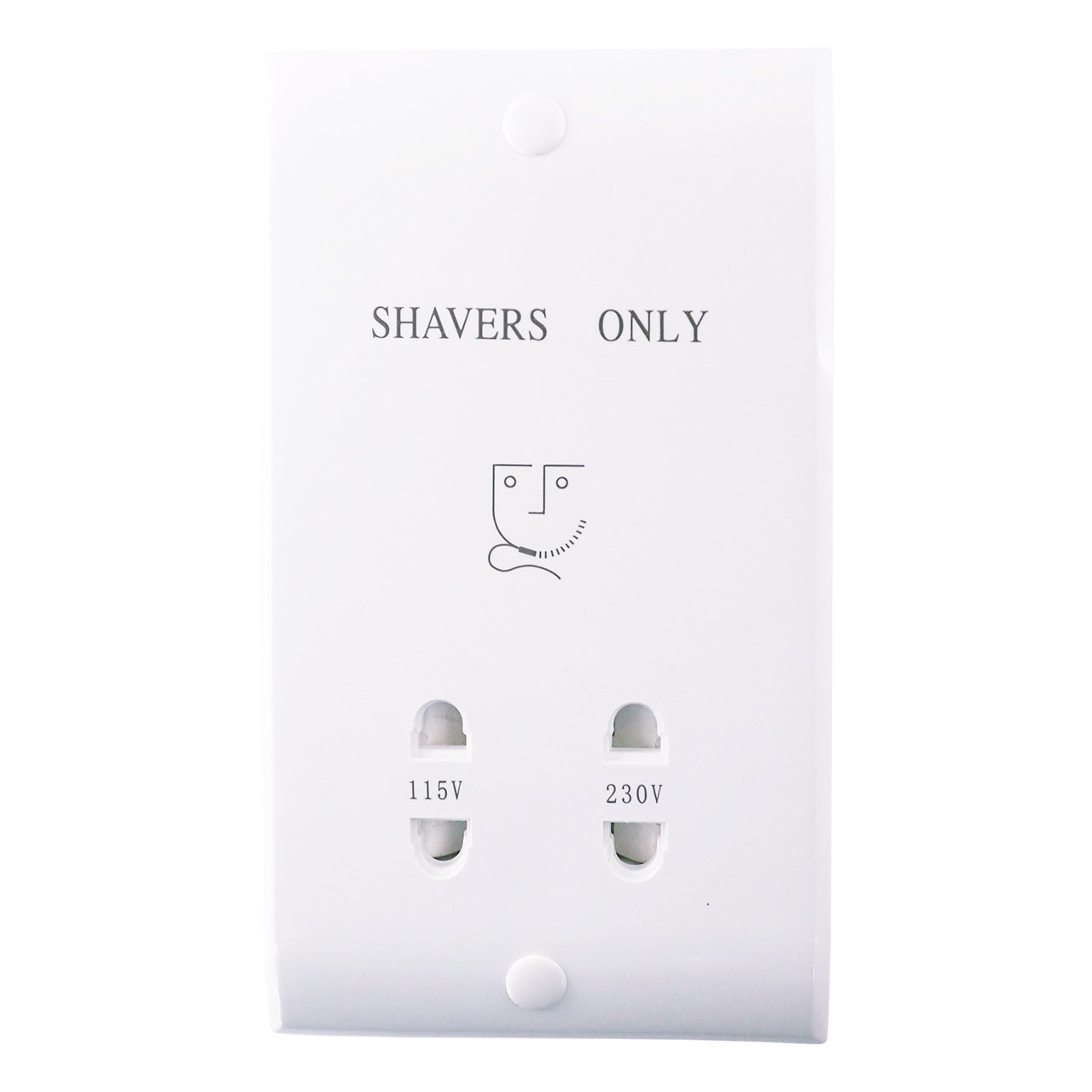 NxtGen Montana Shaver Socket Dual Voltage White