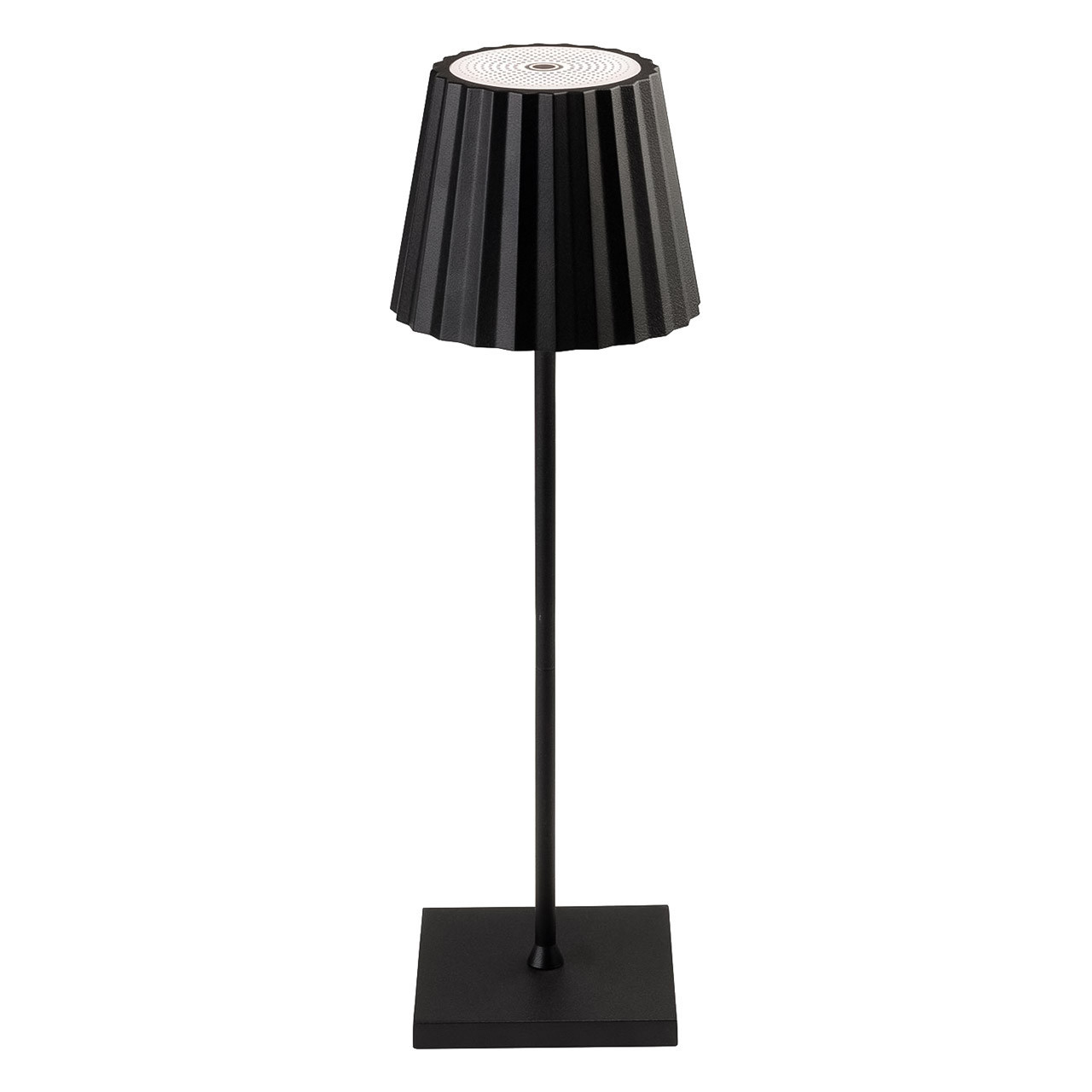 Firstlight Koko LED Rechargeable Table Lamp 2.2W Dim with Dimmer Control Tri-Colour CCT Black