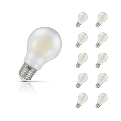 Crompton GLS LED Light Bulb E27 7W (60W Eqv) Cool White 10-Pack Filament Pearl Price Comparisons | Compare The Build