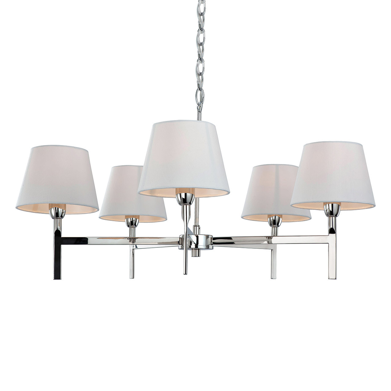 Photos - Chandelier / Lamp FirstLight Transition Contemporary Style 5-Light Pendant Light Polished St 