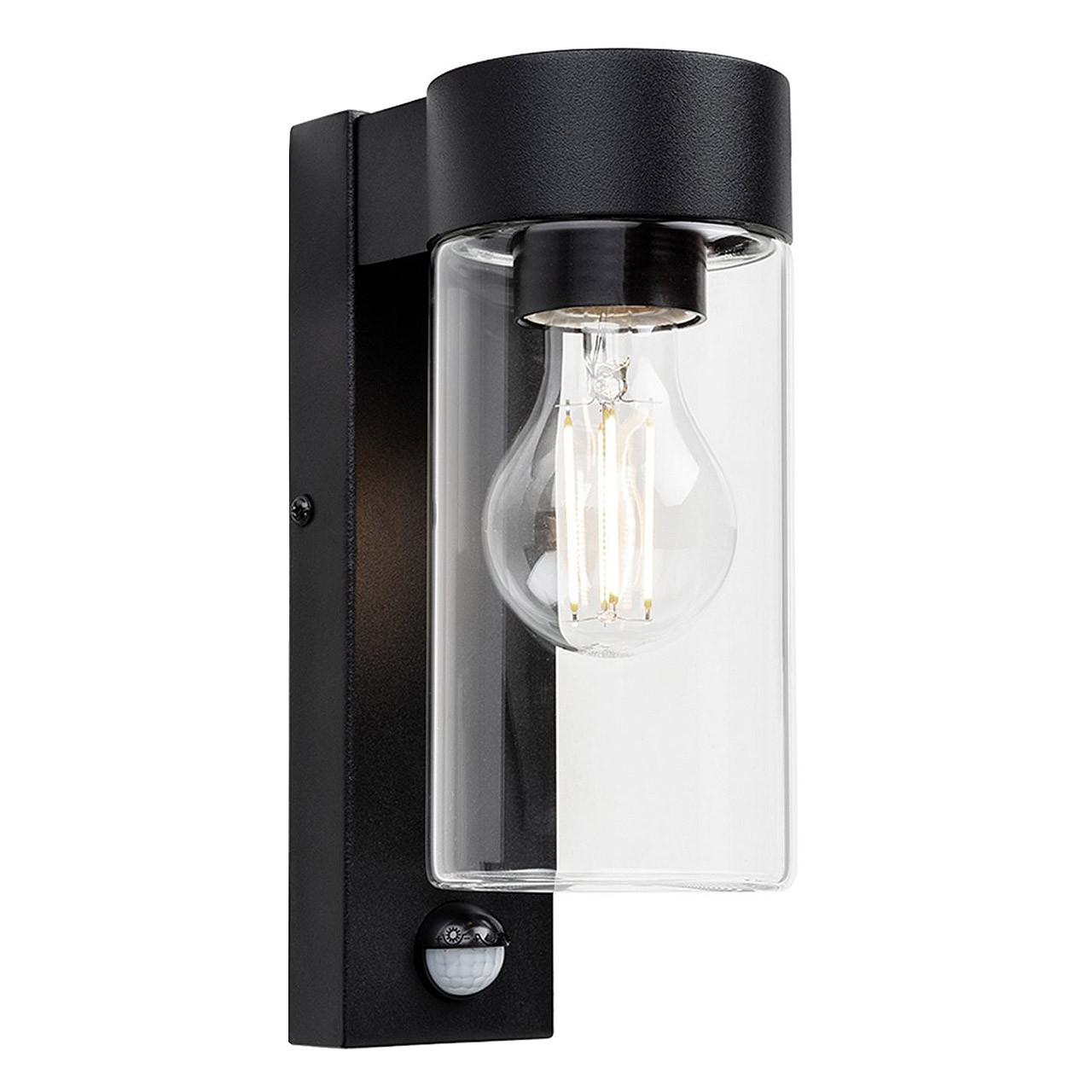 Image of Firstlight Zara Contemporary Style Lantern PIR Sensor Black