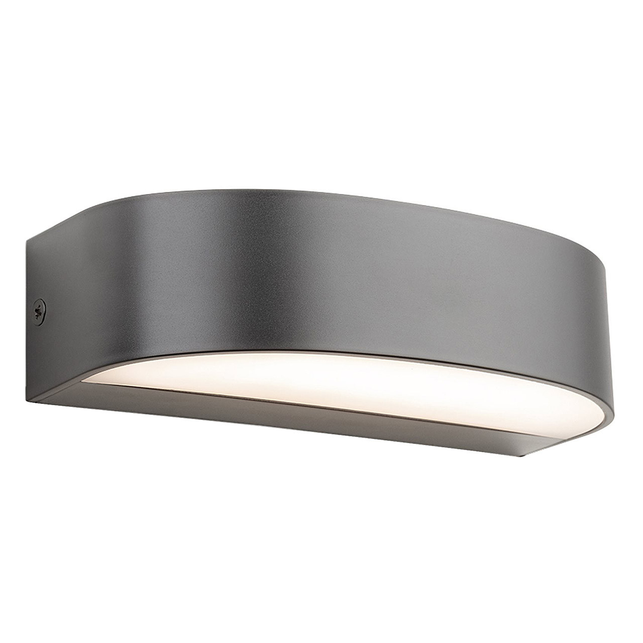 Firstlight Texas LED Anti-Corrosion Up and Down Wall Light 8W Warm White in Graphite Outdoor Garden