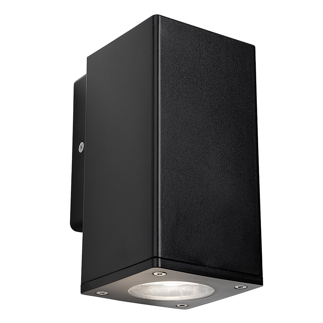 Firstlight Range Square Anti-Corrosion Downlight Modern Style in Black Outdoor Garden Light