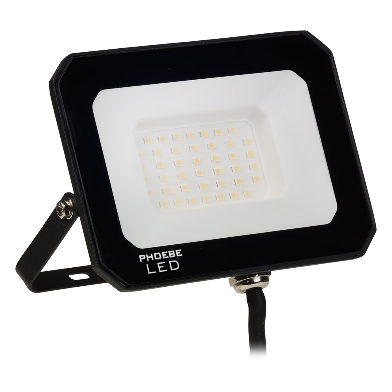 Phoebe LED Floodlight 30W Atlas-Mini Cool White IP65 Black