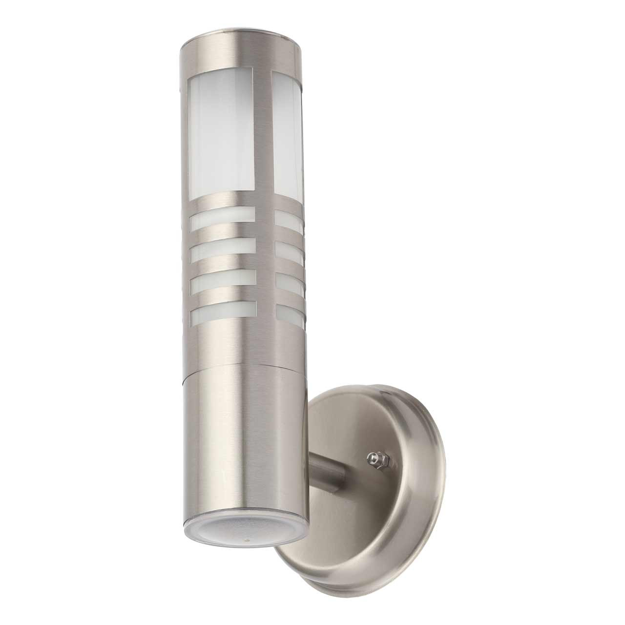 Zink Delta Outdoor Slat Wall Lantern in Stainless Steel