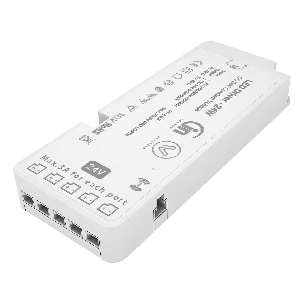 Image of Culina Konect Plug & Play 24W 5 Port Driver White