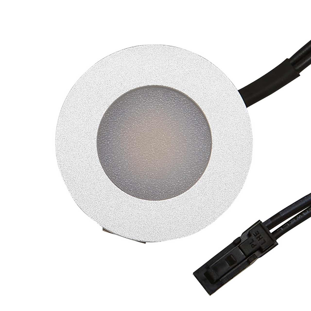 Image of Culina Konect Plug & Play 1.2W LED 35mm Round Recessed Plinth Light Cool White