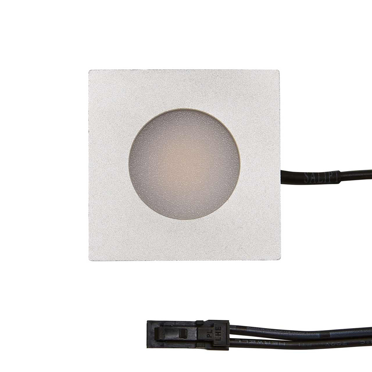 Image of Culina Konect Plug & Play 1.2W LED 35mm Square Recessed Plinth Light Cool White