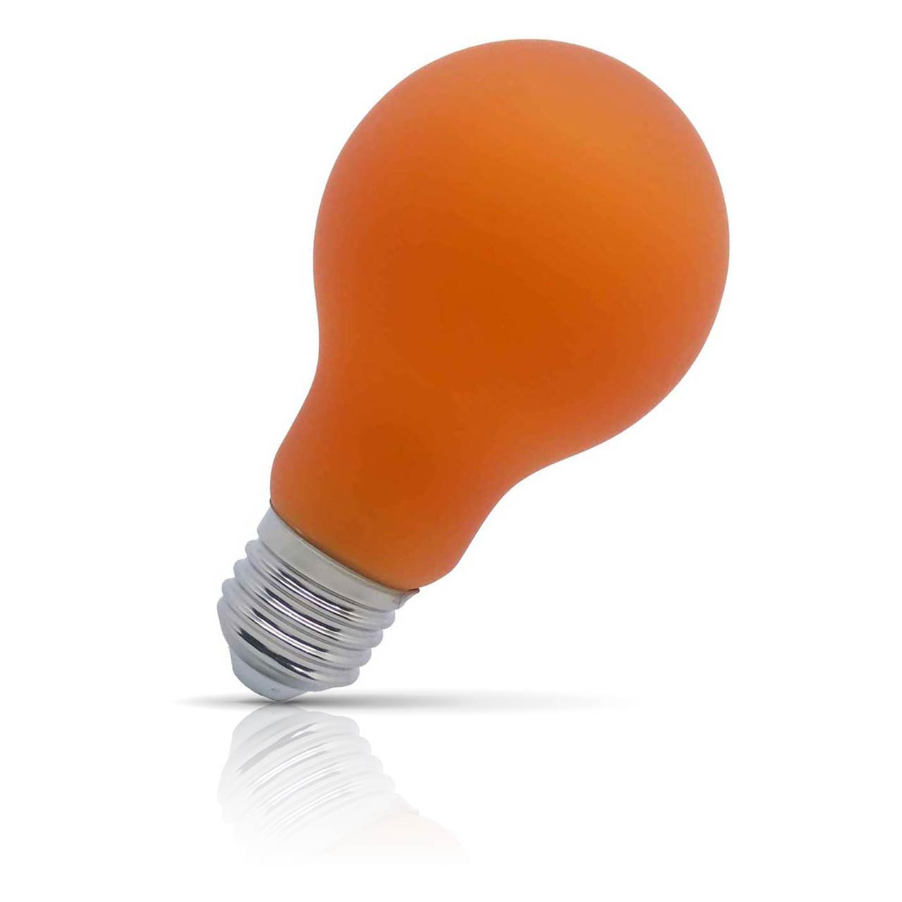 Opus GLS LED Light Bulb E27 4W Orange Screw Coloured