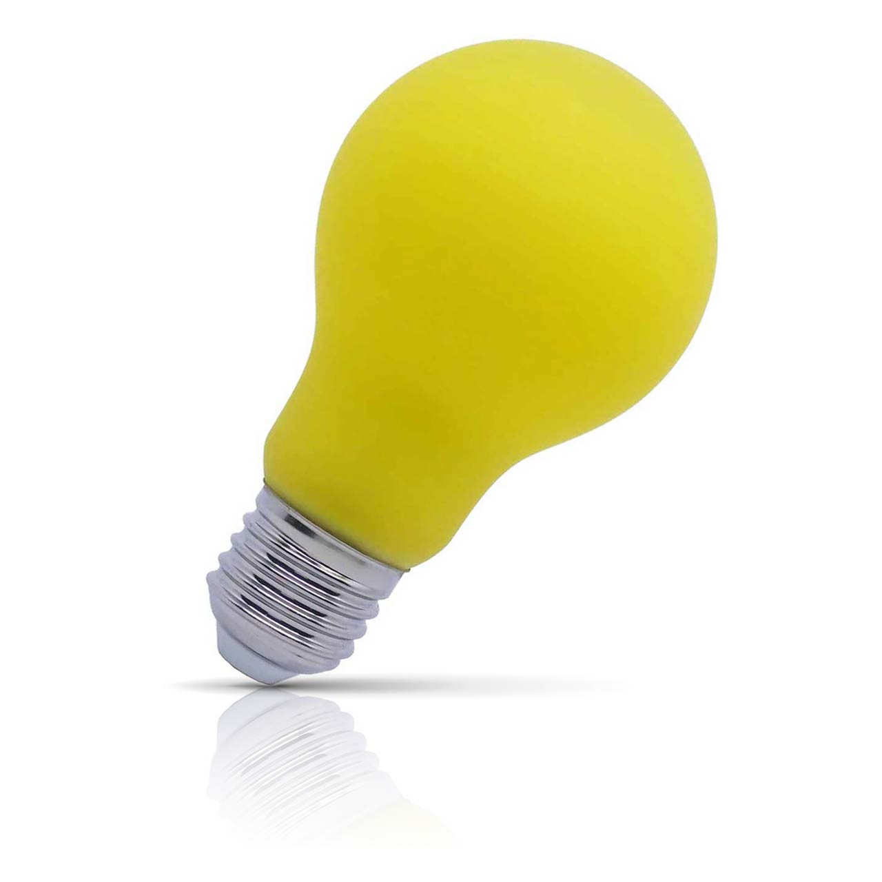 Opus GLS LED Light Bulb E27 4W Yellow Screw Coloured