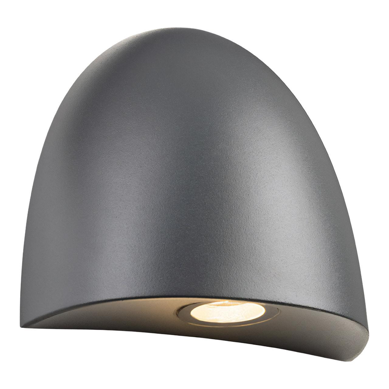 Firstlight Como LED Downlight 6W Modern Style Warm White in Graphite Outdoor Garden Light